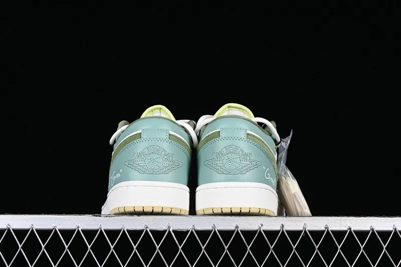 All categories Air Jordan Jordan series basketball shoes Air Jordan 1 Low Z version Air Jordan 1 Low AJ1 Joe 1 fresh green strap deconstruction low-top basketball shoes FD9906-131